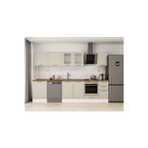 310X210 Cm Klasik Mebran Mutfak Dolabı Beyaz M-E90S60S40-3 Mebran | Kumtaşı - Suntalam