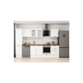315X210 Cm Klasik Mebran Mutfak Dolabı Beyaz Beyaz Mb-E90B45S60-3 Mebran | Beyaz - Suntalam