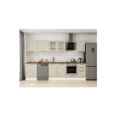 315X210 Cm Klasik Mebran Mutfak Dolabı Beyaz M-E90S60S45-3 Mebran | Kumtaşı - Suntalam