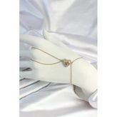316L Çelik Zincirli Gold Renk Figürlü Şahmeran - Tj-Sn660