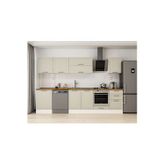 320X210 Cm Klasik Mebran Mutfak Dolabı Beyaz M-E90S60S50-2 Mebran | Kumtaşı - Suntalam