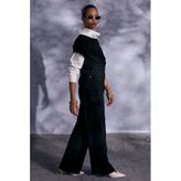 3267003 Mıssdalıda Geniş Paça Triko Pantolon