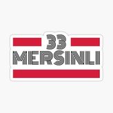 33 MErsinli Plaka Araba Sticker Yapıştırması