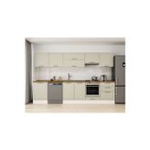 330X210 Cm Klasik Mebran Mutfak Dolabı Beyaz M-E90S60S60-1 Mebran | Kumtaşı - Suntalam