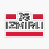 35 İzmirli Plaka Araba Sticker Yapıştırması