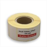 35x25 Termal Etiket | Rulo Barkod Etiketi