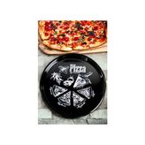 36 No Pizza Tabağı Tepsisi Supla Pasta Tabağı Servis Tabağı 36CM