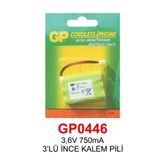 3,6V 750Ma 3’Lü İnce Kalem Pil