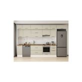 375X240 Cm Klasik Mebran Mutfak Dolabı Beyaz Mb-E90S40S45-1 Mebran | Kumtaşı - Suntalam
