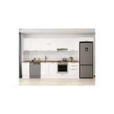 380X222 Cm Klasik Mebran Mutfak Dolabı Beyaz Beyaz Mb-E80S40S60-1 Mebran | Beyaz - Suntalam