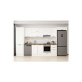385X222 Cm Klasik Mebran Mutfak Dolabı Beyaz Mbb-E80B60S45-1 Mebran | Beyaz - Suntalam