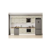 385X240 Cm Klasik Mebran Mutfak Dolabı Beyaz Mb-E90S45S50-2 Mebran | Kumtaşı - Suntalam
