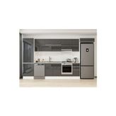 390X222 Cm High Gloss Mutfak Dolabı Mbb-E90B60S40-1 High Gloss | Antrasit - Suntalam
