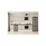390X222 Cm Klasik Mebran Mutfak Dolabı Beyaz Mb-E90S50S50-2 Mebran | Kumtaşı - Suntalam