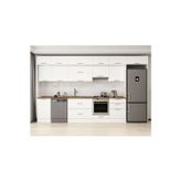 390X240 Cm Klasik Mebran Mutfak Dolabı Beyaz Beyaz Mb-E80S50S60-1 Mebran | Beyaz - Suntalam