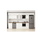 395X240 Cm Klasik Mebran Mutfak Dolabı Beyaz Beyaz Mb-E90S60S45-3 Mebran | Beyaz - Suntalam