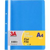 3A 2058 Ofis Telli Dosya Mavi 50 Lli Paket