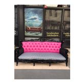 3A Mobilya Black & Pink Kanepe