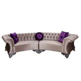 3A Mobilya Excellence Modern Antrisit Gri Chesterfield