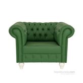 3A Mobilya Nature Chesterfield Yeşil Tekli Koltuk