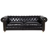 3A Mobilya Pullap Black Chesterfield
