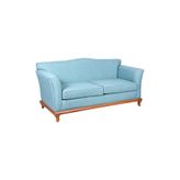 3A Mobilya Sky Blue Keten Kanepe