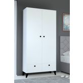 3Atlanta 2Çekmeceli 2Kapaklı Gardrop