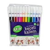 3B Trend U-4 Keçeli Kalem 12 Renk