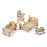 3D Ahşap Puzzle Çocuk Odası