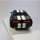 3D Atölyem 3D Baskı Dekoratif Spor Araba Modeli – Siyah/beyaz Çizgili – Koleksiyonluk Masaüstü Maket Oyuncak - Siyah - Beyaz