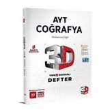 3D Ayt Coğrafya Defter Video Destekli