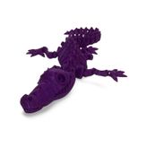 3D Hareketli İskelet Timsah Figürlü Oyuncak - Mor