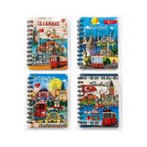 3D Sepetim Istanbul Temalı Kabartmalı Defter