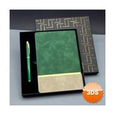 3D Sepetim Soft Tarihsiz Deri Defter Kalem Seti