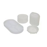 3D Silikon Mum Kalıbı 4 Parça
