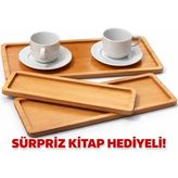 3'lü Bambu Sunum Tepsisi - Çok Renkli