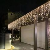 3M 100 Led Çakarlı Ip65 Dış Mekan Saçak Perde Vitrin