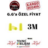 3M 1100 Kullan-At Kulak Tıkacı (10 Çift)