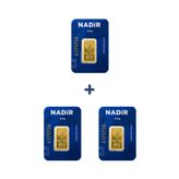 3X2.5 gr 24 Ayar Külçe Altın