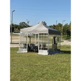3x3 Gazebo Kış Bahçesi - Gri