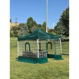 3x3 Gazebo Kış Bahçesi - Yeşil