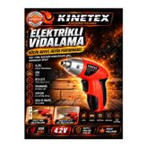 4.2V USB Şarjlı Elektrikli Vidalama 10 Uçlu Bits Seti 1300 mAh