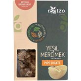 4 Adet Biorootzo Yeşil Mercimek Pipe Rigate 200 G