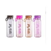 4 Adet Cam Kapaklı Matara 500ML