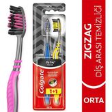 4 Adet Colgate Zigzag Charcoal Diş Fırçası 1+1 (Orta)
