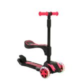 4 Adet Cool Wheels Combo Oturaklı Pembe Scooter
