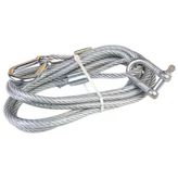 4 Adet Eltos Çelik Çekme Halatı 6-8 Mm 3,5 Mt