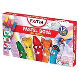 4 Adet Fatih Pastel Boya 12 Renk King Size