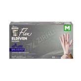 4 Adet Flex Pudrasız Eldiven M Boy 100'LÜ Krem