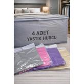 4 Adet Hurç Yastık Hurcu Orta Boy